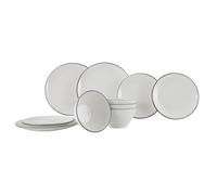 GX LIN Vajilla Negro 12 uds