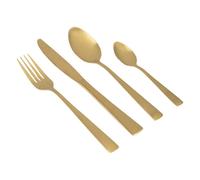 Gimex Premium Stainless Steel Cutlery Set - Gold Colour 16 Piece Set
