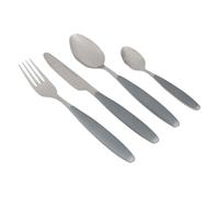 Gimex Premium Stainless Steel Soft Touch Cutlery Set - Grey 16 Piece Set