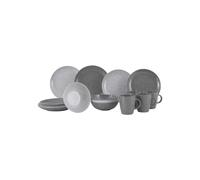 Gimex - Solid Line Tableware Granite | Grey | 16 Pcs | GIM-6973530