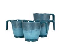 Gimex Stone Line Mug Dark Blue 300ml 4 Pieces