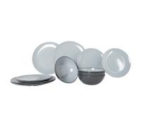 Gimex Vivid Line Tableware Grey 12 Pieces