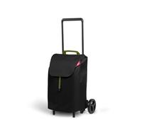 gimi Compact 40 l, Foldable Weight Trolley with Capacity of up to 30 kg, Light and Handling, Black, Alloy Steel Polyester