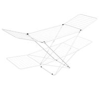 Gimi Top Plastic-Coated Clothes Drying Rack with Extension White Metal/Plastic