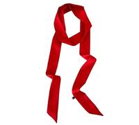 GIMIRO Women's Satin Belt 5 cm x 195 cm Band Imitated Silk Long Scarf Dress Waistband Hat Accessories, Claret
