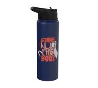 Gimme All the boos - Halloween Ghost Stainless Steel Insulated Water Bottle