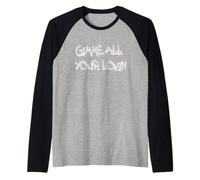 Gimme All Your Lovin - Spread Love Raglan Baseball Tee