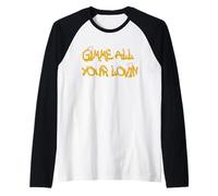 Gimme All Your Lovin - Spread Love Raglan Baseball Tee