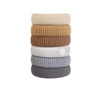 GIMME Bands No Break Thick Hair Ties 6PC (Choco)