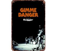 Gimme Danger Vintage Metal Tin Sign Movie Poster Wall Art Decor 8x12 Inch for Home Cafes Office Store Pubs Club Sign Gift