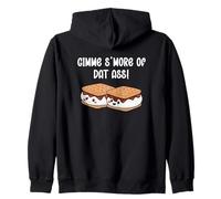 Gimme S'more of Dat Ass I Love Your Face Between My Legs Zip Hoodie