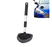 GIMOCOOL Car Windscreen Cleaner, 2 Reusable and Washable Microfiber Pads, Car Windscreen Cleaner Tool Cloth Demister Pad, Windshield Cleaning Tool with Telescopic Handle Auto Inside Glass Wiper Kit