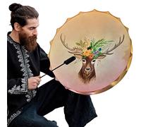 GIMOCOOL Shaman Drum | Elk Drum for Spiritual Music, Reflection and Meditation, Home Decor