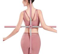 GIMOCOOL Yoga Sticks, Posture Corrector, Retractable, Pink