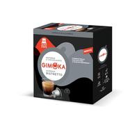 Gimoka - Espresso Ristretto Blend, Intensity 11/13, 50 Aluminium Capsules, Compatible with Nespresso Coffee Machine, Round and Chocolate Flavour with Dark Roast