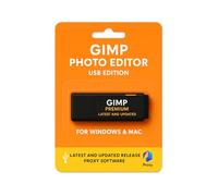 GIMP Photo Editor 2025 on 32GB USB | Premium Professional Image Editing Software Compatible with Windows 11 10 8.1 8 7 Vista XP PC 32 & 64-Bit, Mac & Linux | Lifetime Licence & No Monthly Subscription