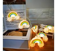 Gimuk Rainbow Fairy String Lights, Led ft 20 10 White Xmas Powered