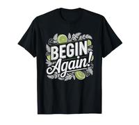 Gin Begin Again Pun Humor Lover Identity Cocktail Tonic T-Shirt