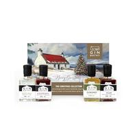 Gin Bothy Christmas Gin Gift Box | Premium Small Batch Scottish Mini Gins & Liqueurs | Raspberry, Gunshot, Original & Plum | Perfect for Birthdays, Christmas & Special Occasions | 4 × 5 cl Bottles