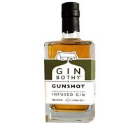 Gin Bothy Gunshot Gin | 37.5% ABV | Award Winning Premium Small Batch Spiced Scottish Gin | Cinnamon, Clove & Honey Infused | Perfect for Birthdays, Christmas & Special Occasions | 70 cl Bottle
