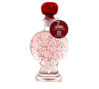 GIN GIFT | TURKISH DELIGHT GIN WITH 22 CARAT GOLD FLAKES IN HEART BOTTLE 200ml | 20%