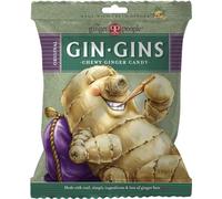 GIN GINS Original Chewy Ginger Candy by The Ginger People 150 g bag (Twin Pack)