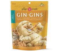 Gin Gins Spicy Turmeric Ginger Chew Toy - 100% Natural Sweets by The Ginger People - Individually Wrapped Healthy Treats - Made with the Fresh Rhizome - Turmeric Flavour - 85g
