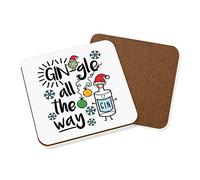 Gin-gle All The Way Coaster Drinks Mat