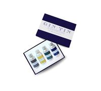 Gin In A Tin - London Dry Gin Gift Set, Four Tipples For Dad - Father's Day Gift - Distilled in Small Batches - Produced in the UK - 4 x 35ml Tins of Gin, 40% ABV.