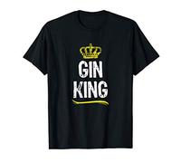 Gin King Men Boys Drinking Funny Cool Lover Gift T-Shirt
