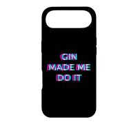 Gin Made Me Do It Funny Drinking Alcohol Party Lover Case for iPhone Air