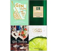 Gin made me do it, gin the manual, tonica, 101 gins to try before you die 4 books collection set