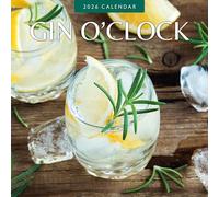 Gin O'Clock - 2026 Square Wall Calendar - by Red Robin Publishing