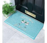 Artsy Doormats Blue Gin O'clock Doormat (70 X 40Cm), Blue