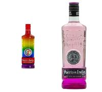 Gin Puerto de Indias - Unlimited Edition LGTBIQ+ Pride All Year - Strawberry Gin - 70 cl - 37.5% & Gin Puerto de Indias - Strawberry Premium Gin - Pink Gin with Natural Strawberries - 70cl - 37.5%