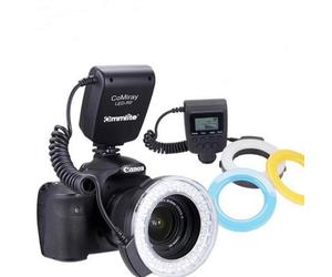 GIN - Spotlight Flash Variable Power LED Illuminator for Macro Photography and Video Footage Guide Number GN15 Complete Filter for Color Temperature Adjustment and Adapter Ring for Lenses with 49 mm, 52 mm, 55 mm, 58 mm, 67 mm, 72 mm Diameter and 77 mm for Canon EOS 1d 1DC 1DX 1Ds Mark II III IV 2 3 4 5d Mark Ii Iii 2 3 6d 7d 10d 20d 30d 40d 50d 60d 70d 100d 300d 350d 400d 450d 500d 550d 600d 650d 700d 1000d 1100d C100 C300 C500 - Nikon D3 D3S D4 D40 D40 X D50 D60 D70 D70s D80 D90 D100 D200 D300 D300S D700 D800 D800E D600 D7000 D7100 D3000 D5000 D5100 D5200 D3200 - Olympus PEN E-PM1 E-PL2 E-PL3 E-PL1 PL1s E-P2 E-P3 - Panasonic Lumix DMC-GF3 DMC-G10 DMC-GF1 DMC-GF2 DMC-G2 DMC-G3 DMC-GH1 DMC-GH2 DMC-G6 DMC-GH3