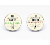 Gin & Tonic and Prosecco Lip Balms by The Prohibition Co. 2 x 15ml Tins