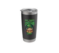 Gin Tonics Make This Leprechaun Smile St Patricks Day Stainless Steel Insulated Tumbler
