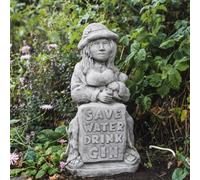 'gin Woman' Funny Stone Statue