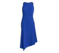 Gina Bacconi Fit and Flare Crepe Midi Dress, Blue, 8