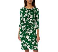 Gina Bacconi Printed Jersey Cowl Neck Dress, Green, 14