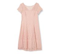Gina Bacconi Women's Cap Sleeve Midi Length Sequin Lace Dress Cocktail, Rose Pink, 6