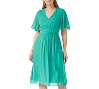 Gina Bacconi Women's Hmc Dress with Tie Cocktail, SEA Green, 8