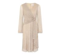 Gina Bacconi Women's Metallic Dress Cocktail, Light Gold, 14