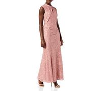 Gina Bacconi Women's Sequin Lace Maxi Dress, Dusty Pink, 8