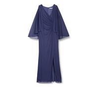 Gina Bacconi Women's V Neck Embellished Maxi Dress Cocktail, Violet, 20
