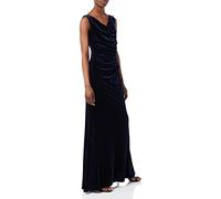 Gina Bacconi Women's Velvet Maxi Dress Cocktail, Navy, 18