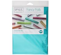 iCraft Gina K. Designs for Therm O Web Fancy Foils, 6" x 8" Sheets, Turquoise Sea 12 Count