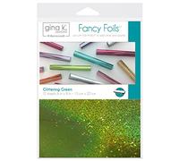 Gina K. Designs for Therm O Web Glittering Green Gina K Designs Fancy Foil 6"X8" 12/Pkg