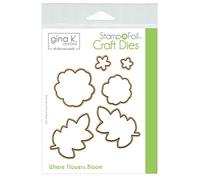 Gina K. Designs for Therm O Web StampnFoil Craft Dies, Where Flowers Bloom